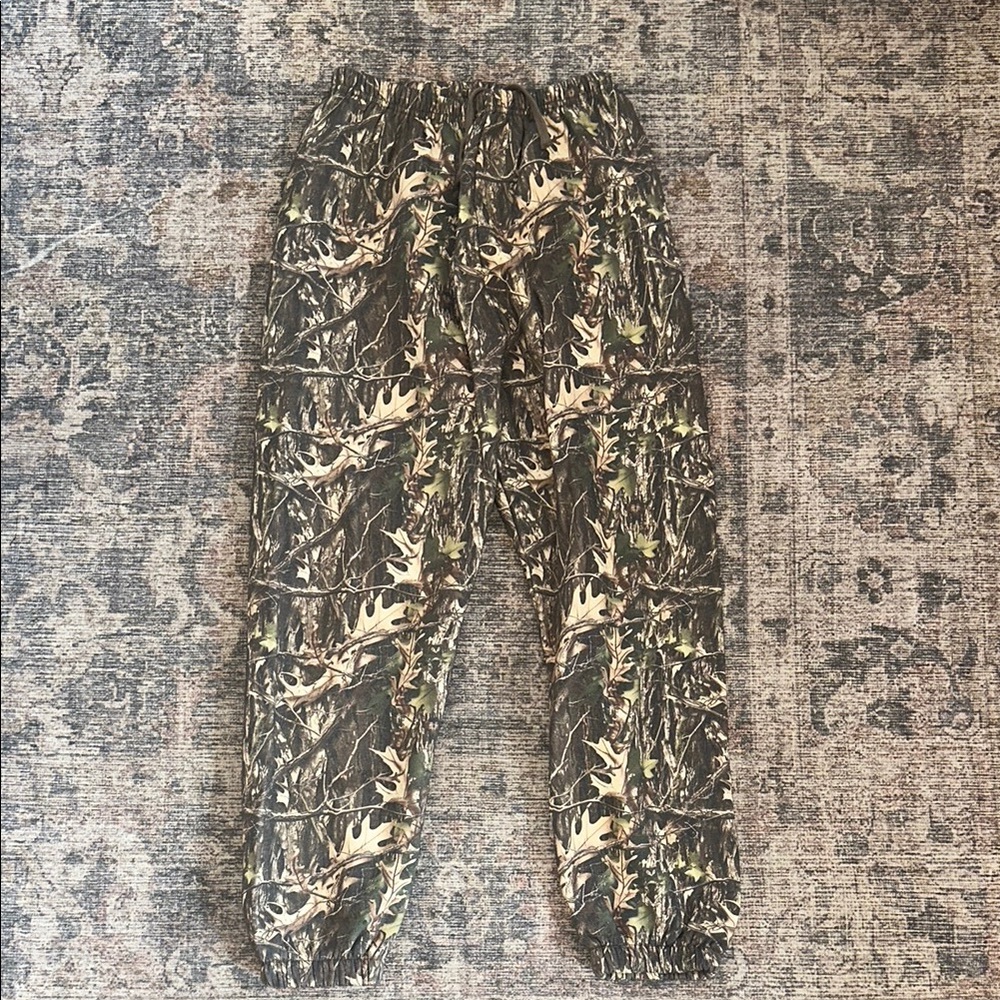 Boys Lie Green and Brown Camouflage Sweat Pants